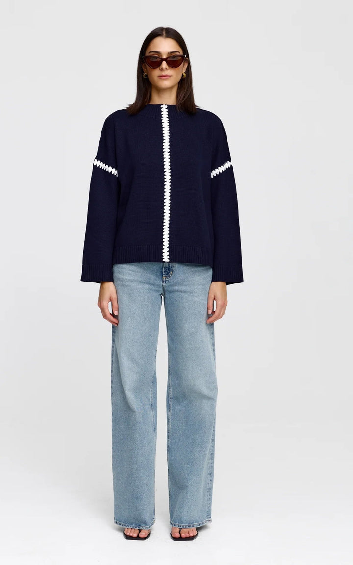 Lottie Knit Jumper – Midnight