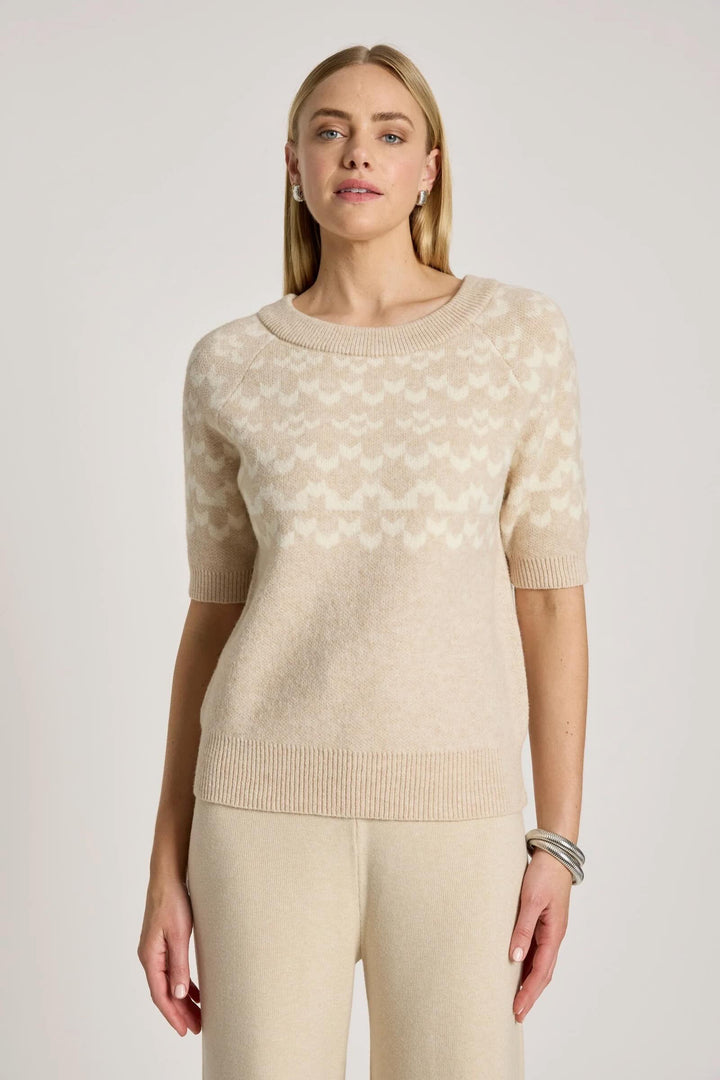 Maasai Knit Top – Dune/Bisque
