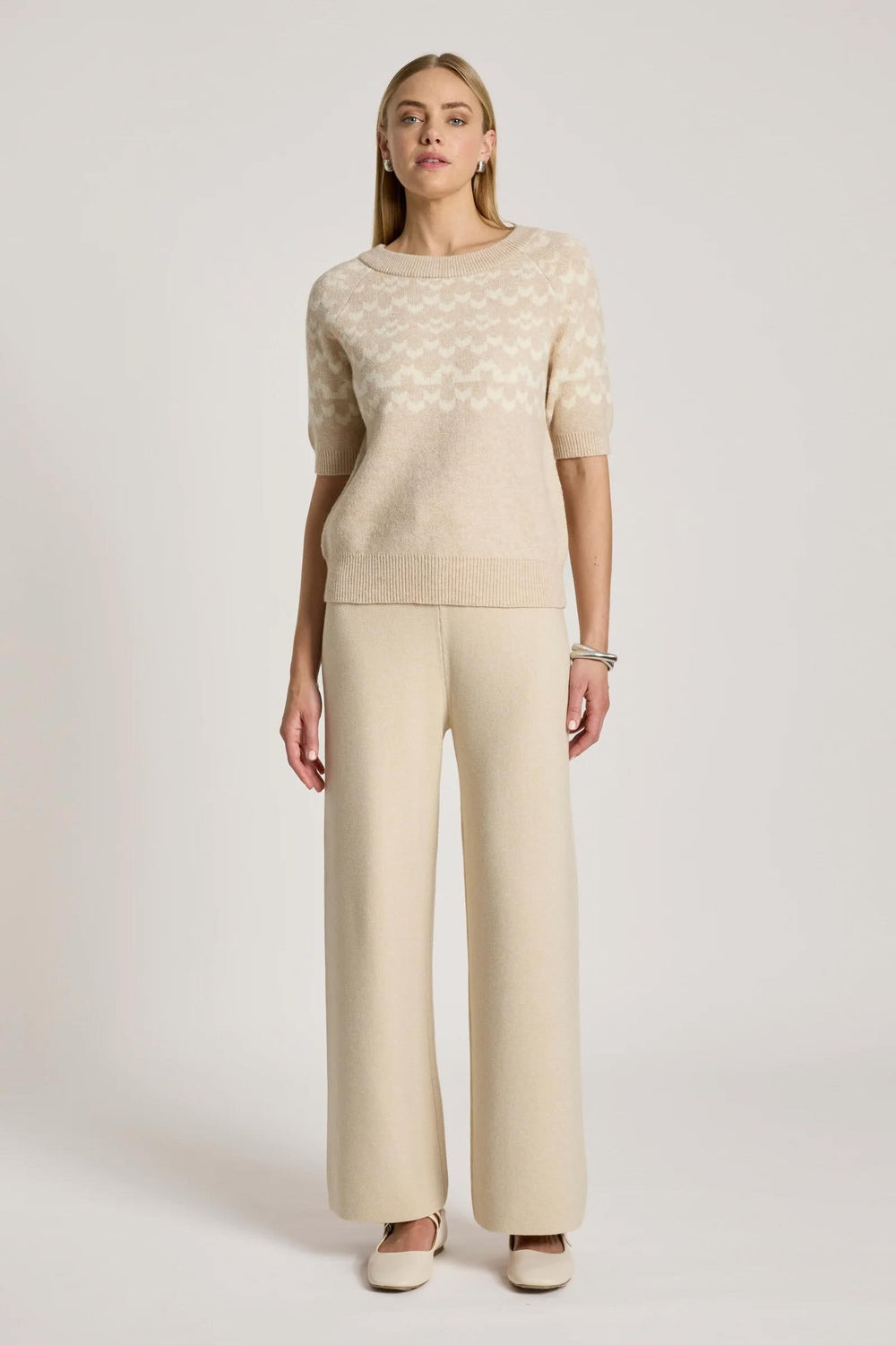 Maasai Knit Top - Dune/Bisque