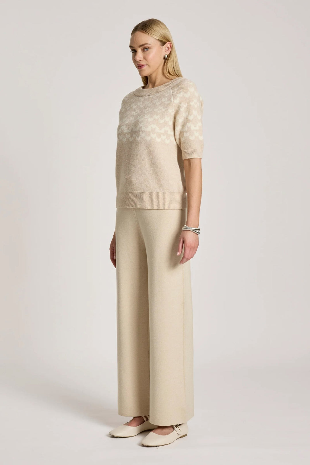 Maasai Knit Top – Dune/Bisque