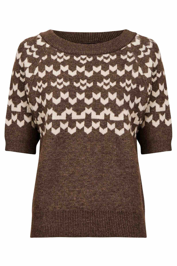 Maasai Knit Top – Cocoa/Dune