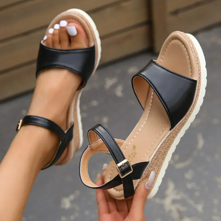 Margaret Platform Wedge Sandals
