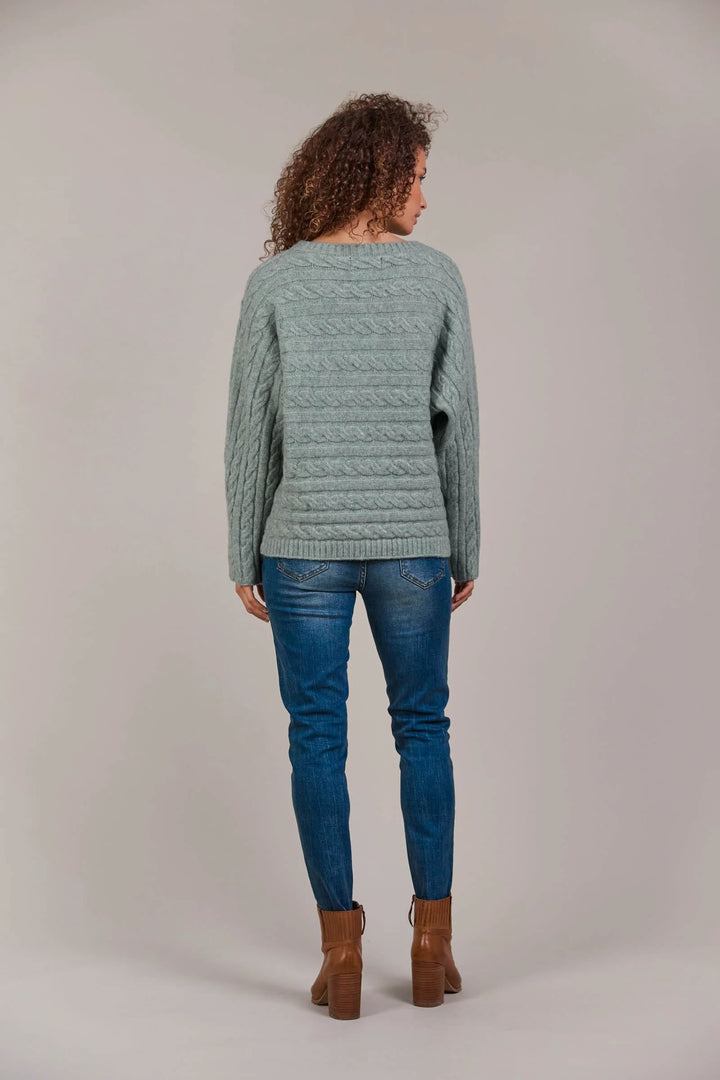 Merano Cable Knit Jumper – Jasper