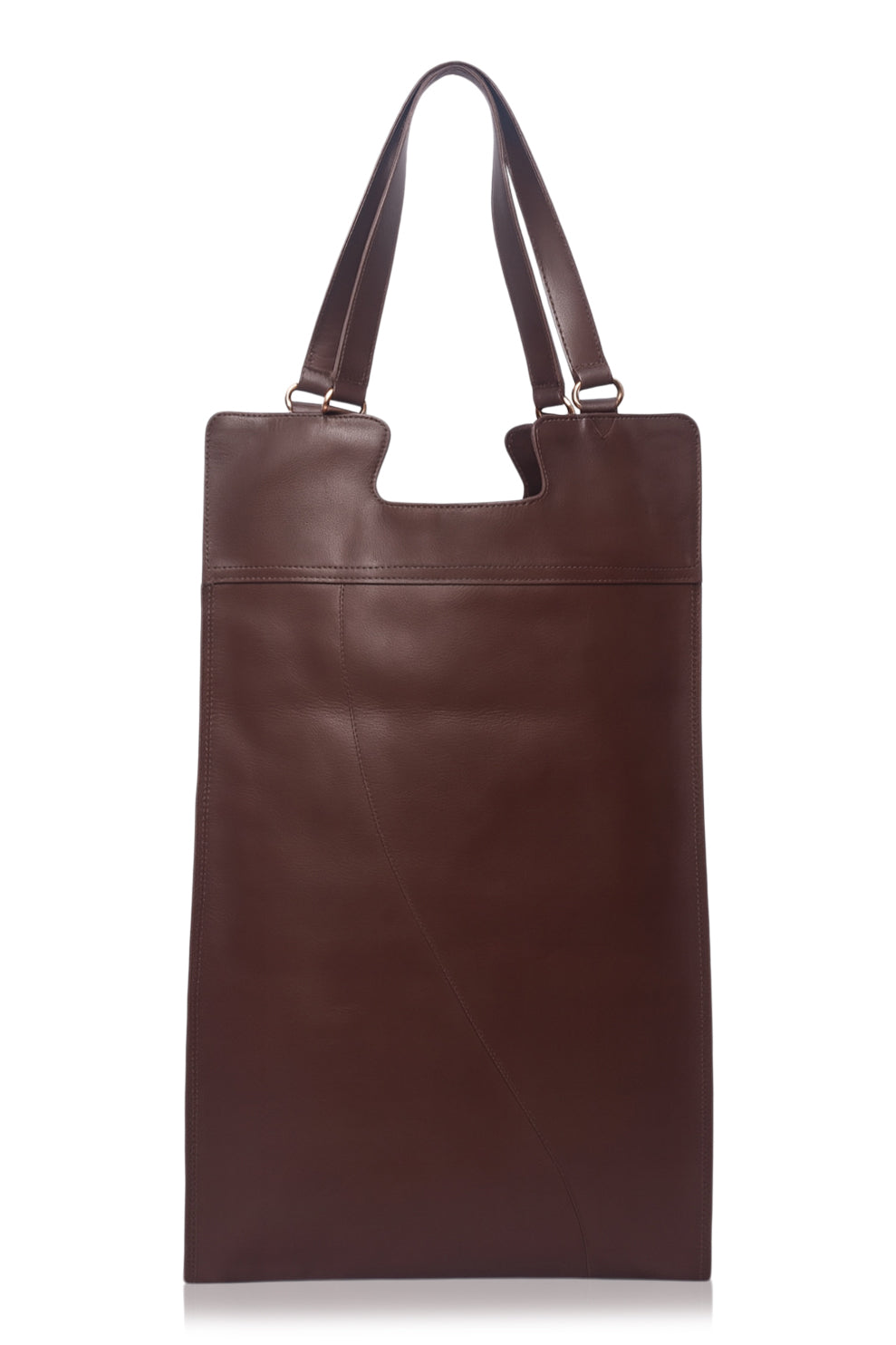 Womens Mi Vida Foldover Tote Leather - Vintage Camel