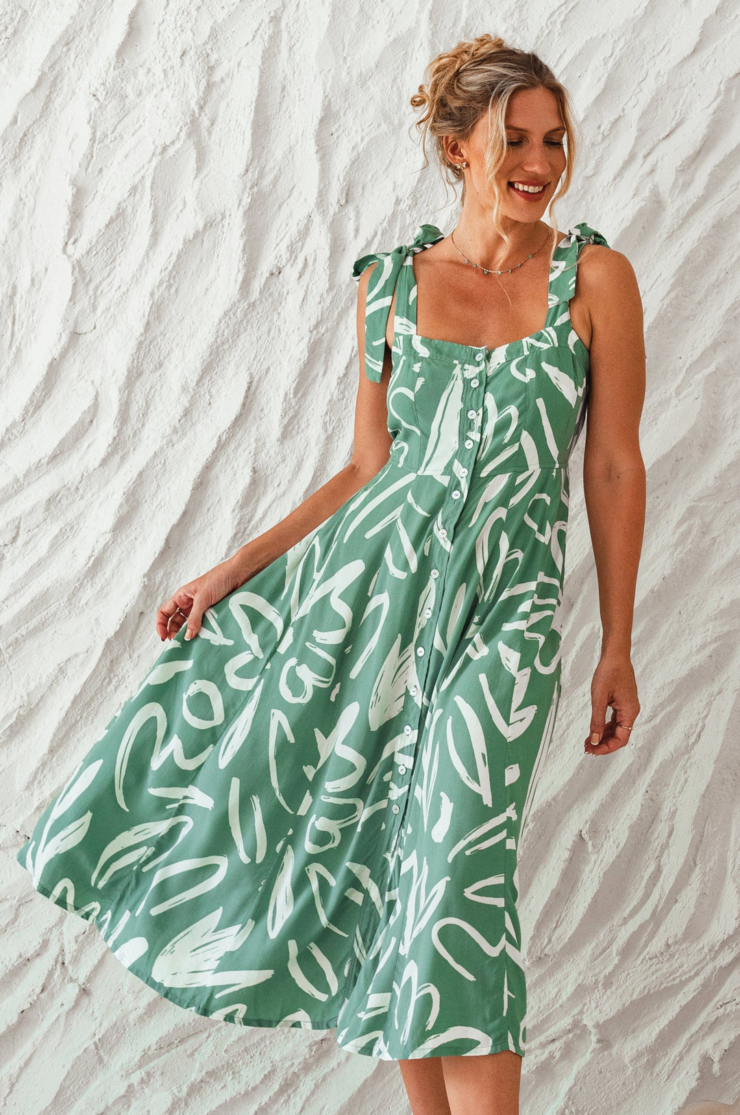 Mia Vita Button Down Dress