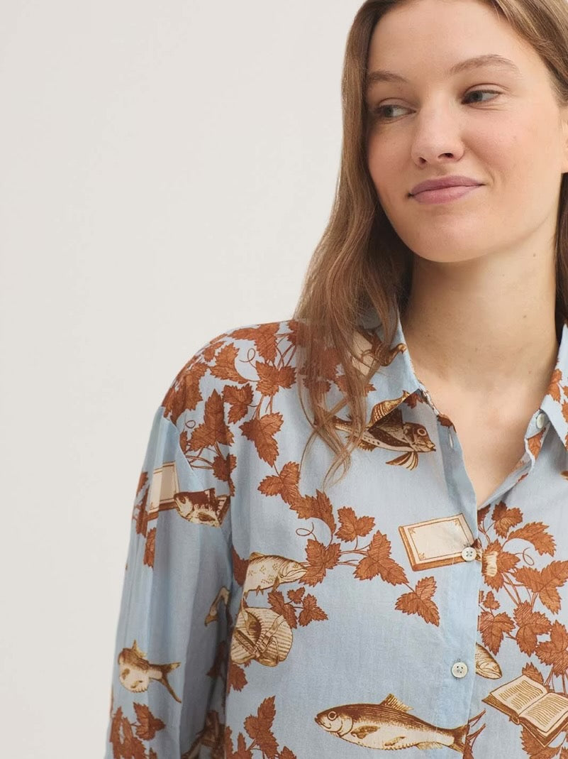 Midsummer Books Print Shirt