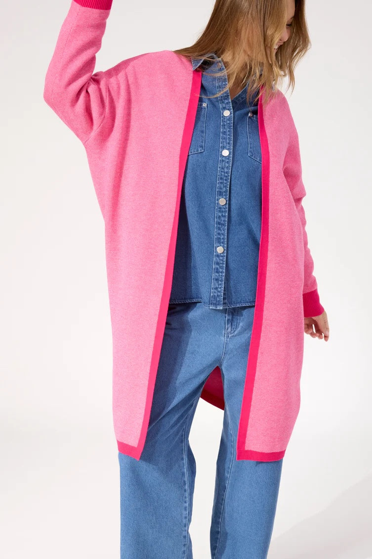 Monterosa Cardigan – Hot Pink
