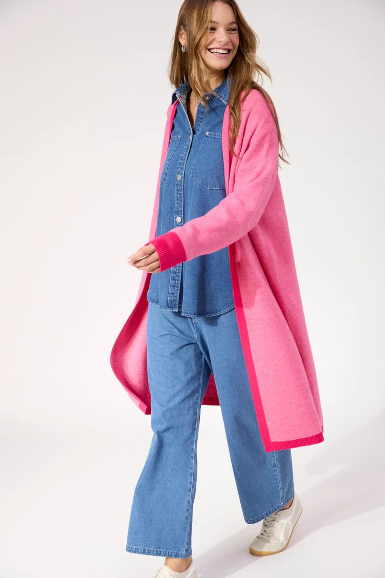 Monterosa Cardigan - Hot Pink