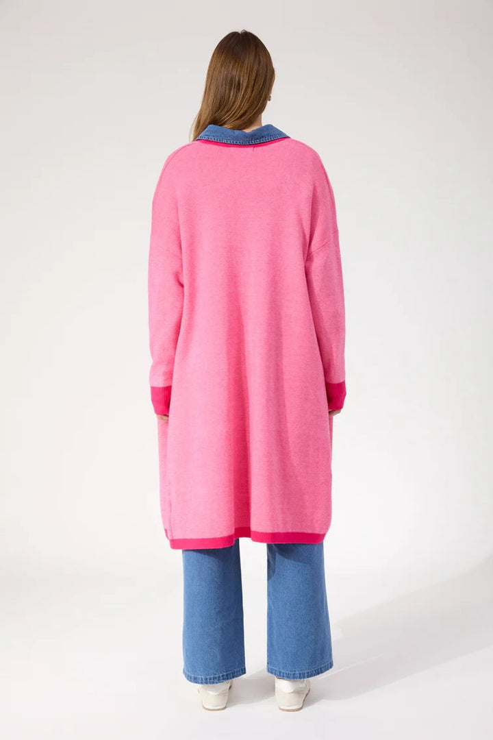 Monterosa Cardigan – Hot Pink