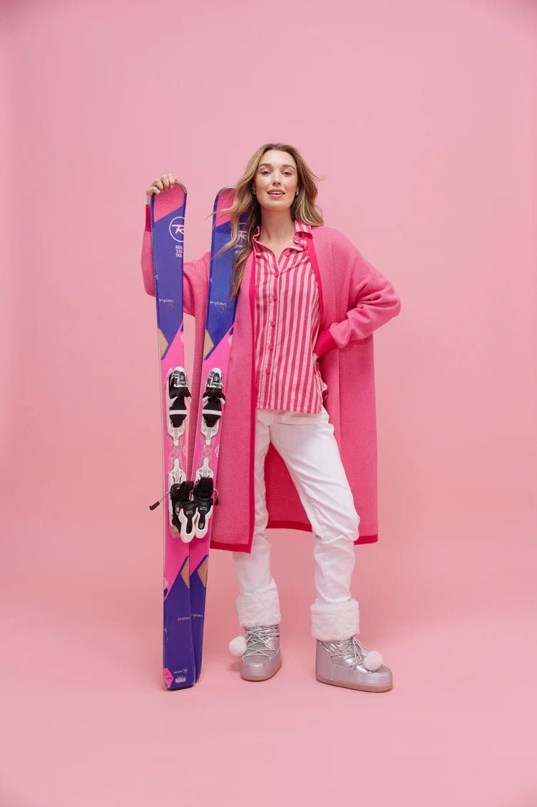 Monterosa Cardigan – Hot Pink