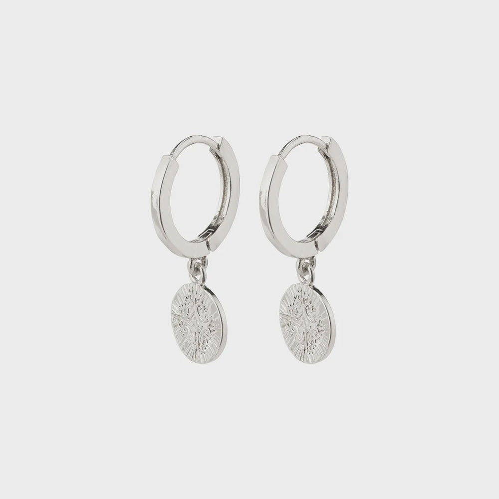 Pilgrim Nomad Earrings - Silver Plated