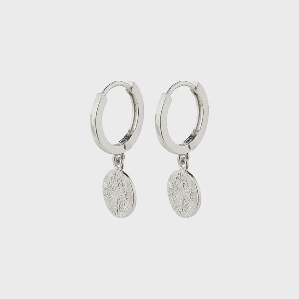 Pilgrim Nomad Earrings - Silver Plated