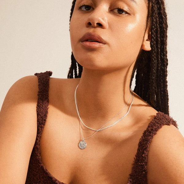 Pilgrim Nomad Necklace - Silver Plated