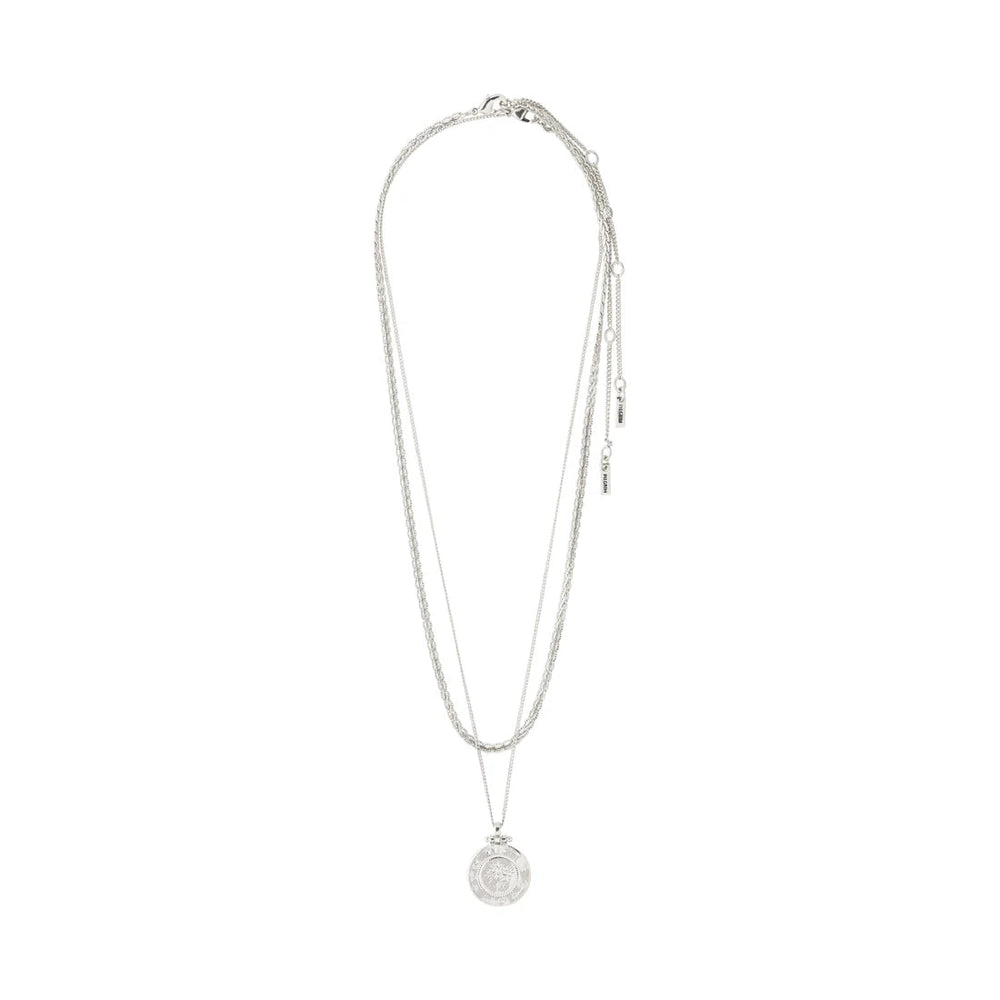 Pilgrim Nomad Necklace - Silver Plated