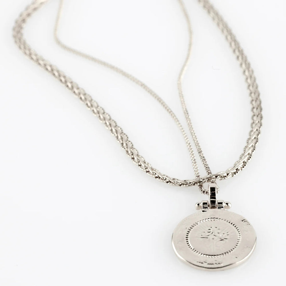 Pilgrim Nomad Necklace - Silver Plated