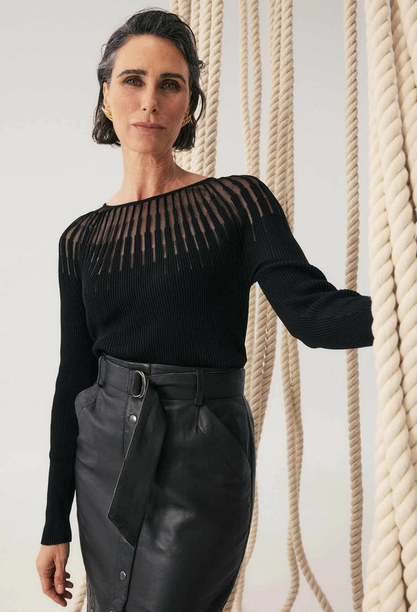 Rhiannon Viscose Knit Top