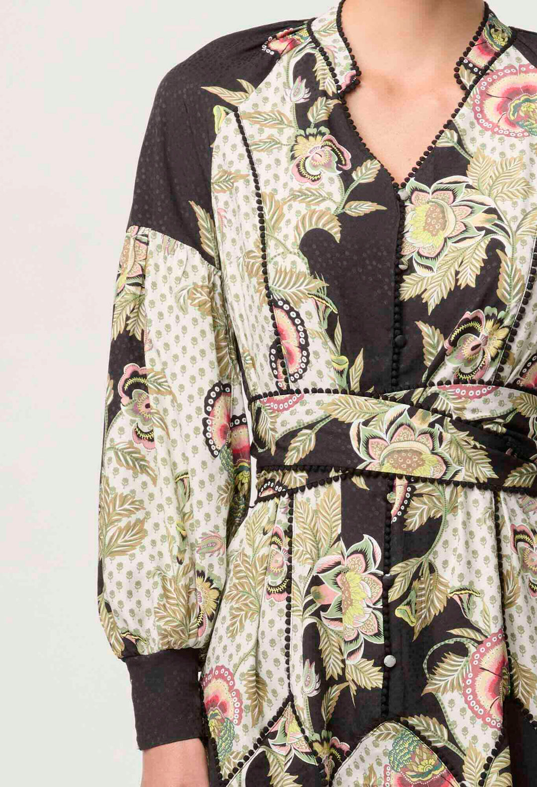 Emersyn Linen Viscose Dress – Mariposa Nero