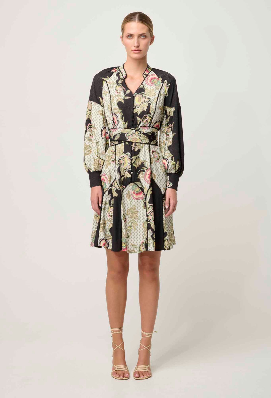 Emersyn Linen Viscose Dress – Mariposa Nero