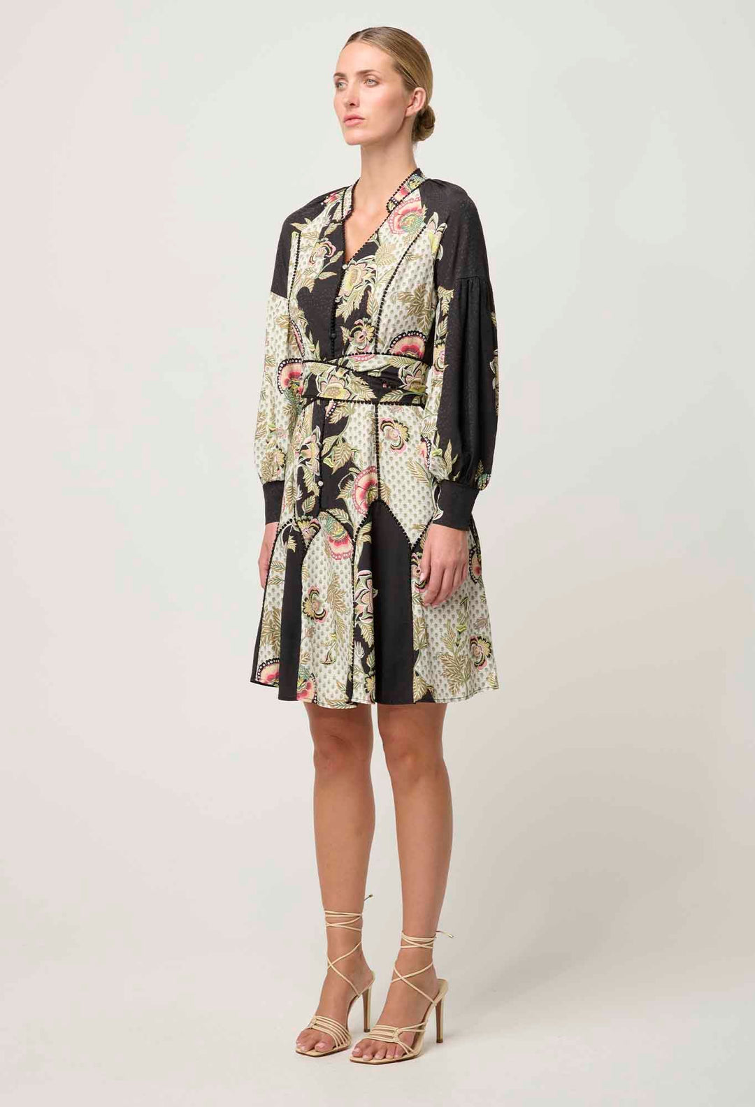 Emersyn Linen Viscose Dress – Mariposa Nero