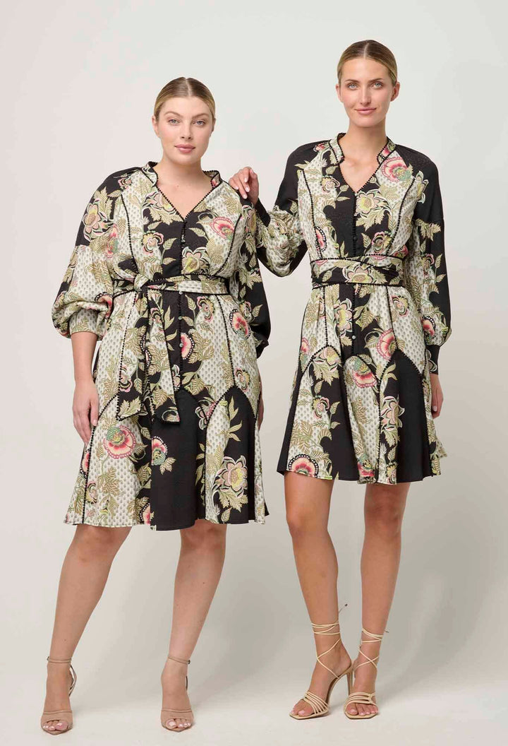 Emersyn Linen Viscose Dress – Mariposa Nero