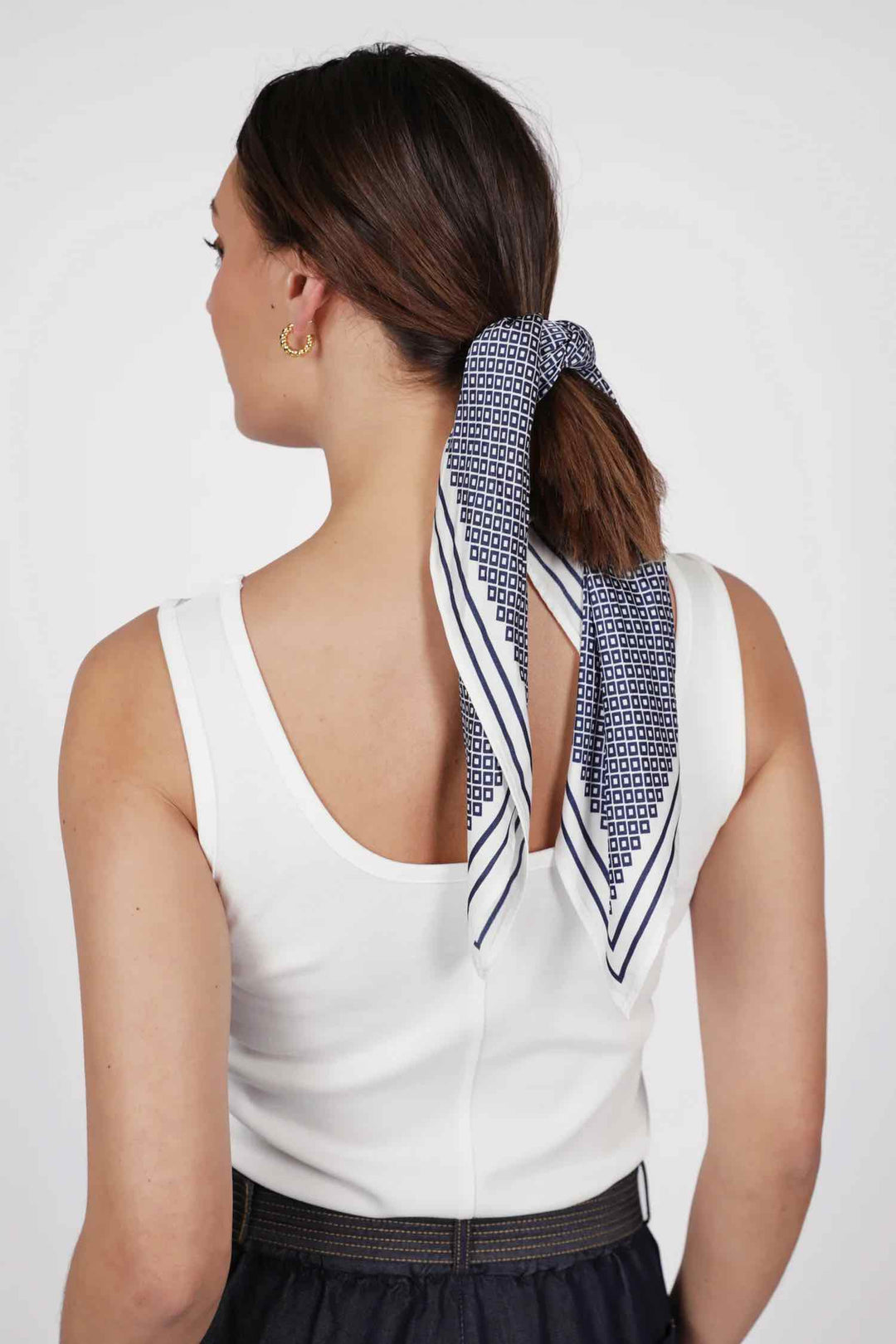 Prism Print Scarf – Ink