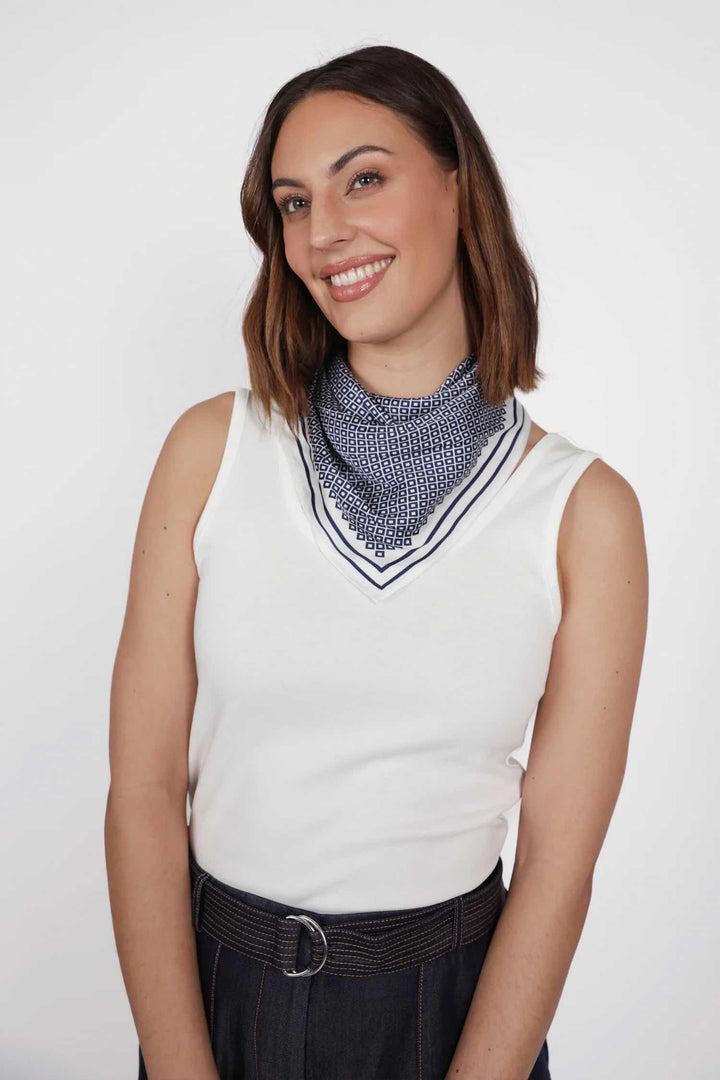 Prism Print Scarf – Ink