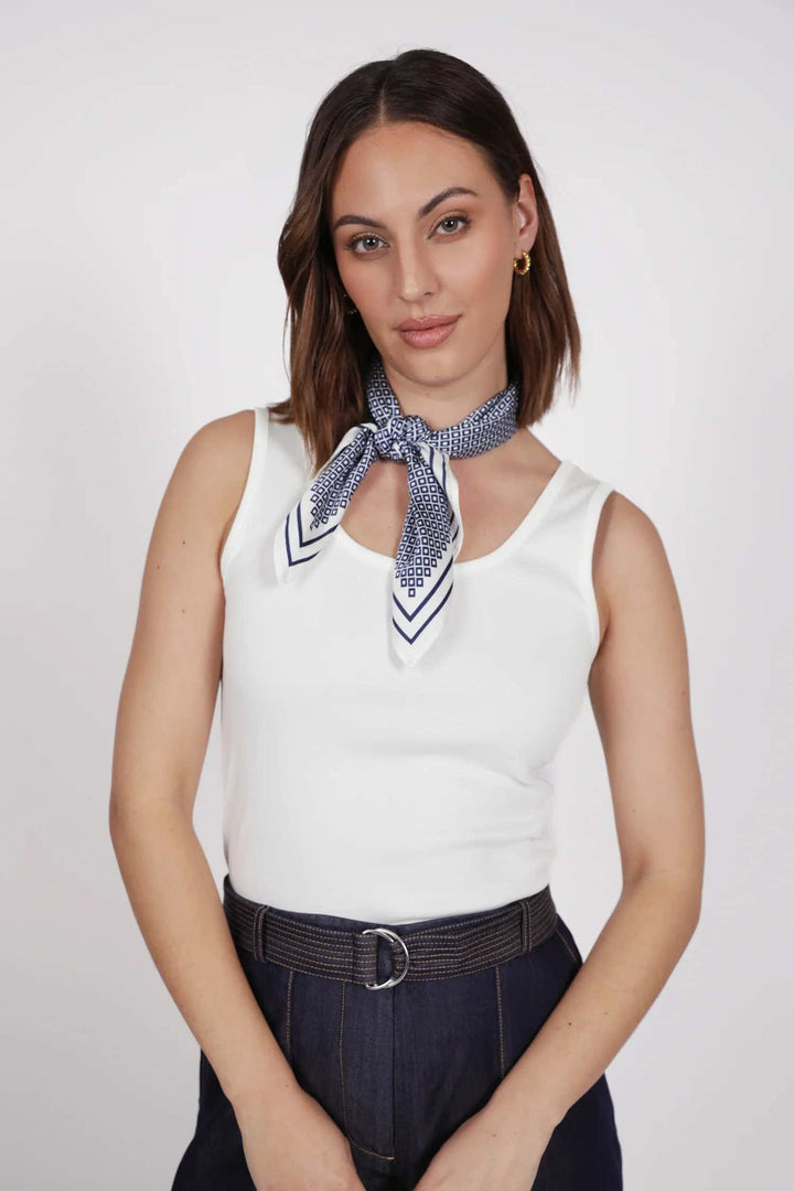 Prism Print Scarf – Ink