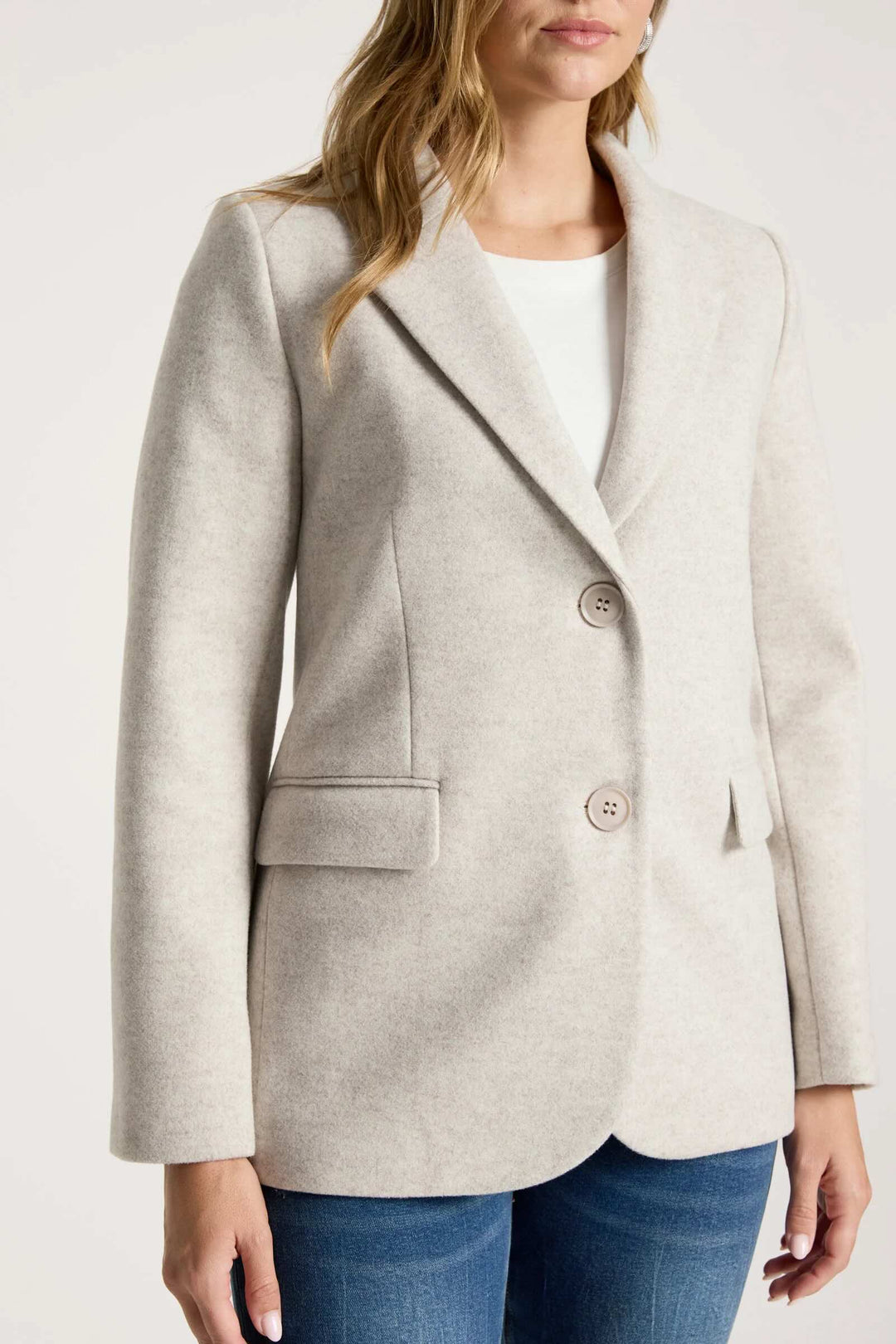 Sable Blazer – Bisque