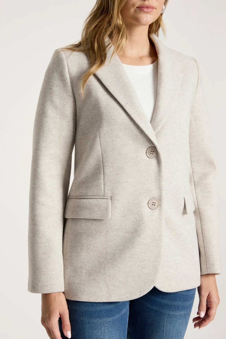 Sable Blazer – Bisque