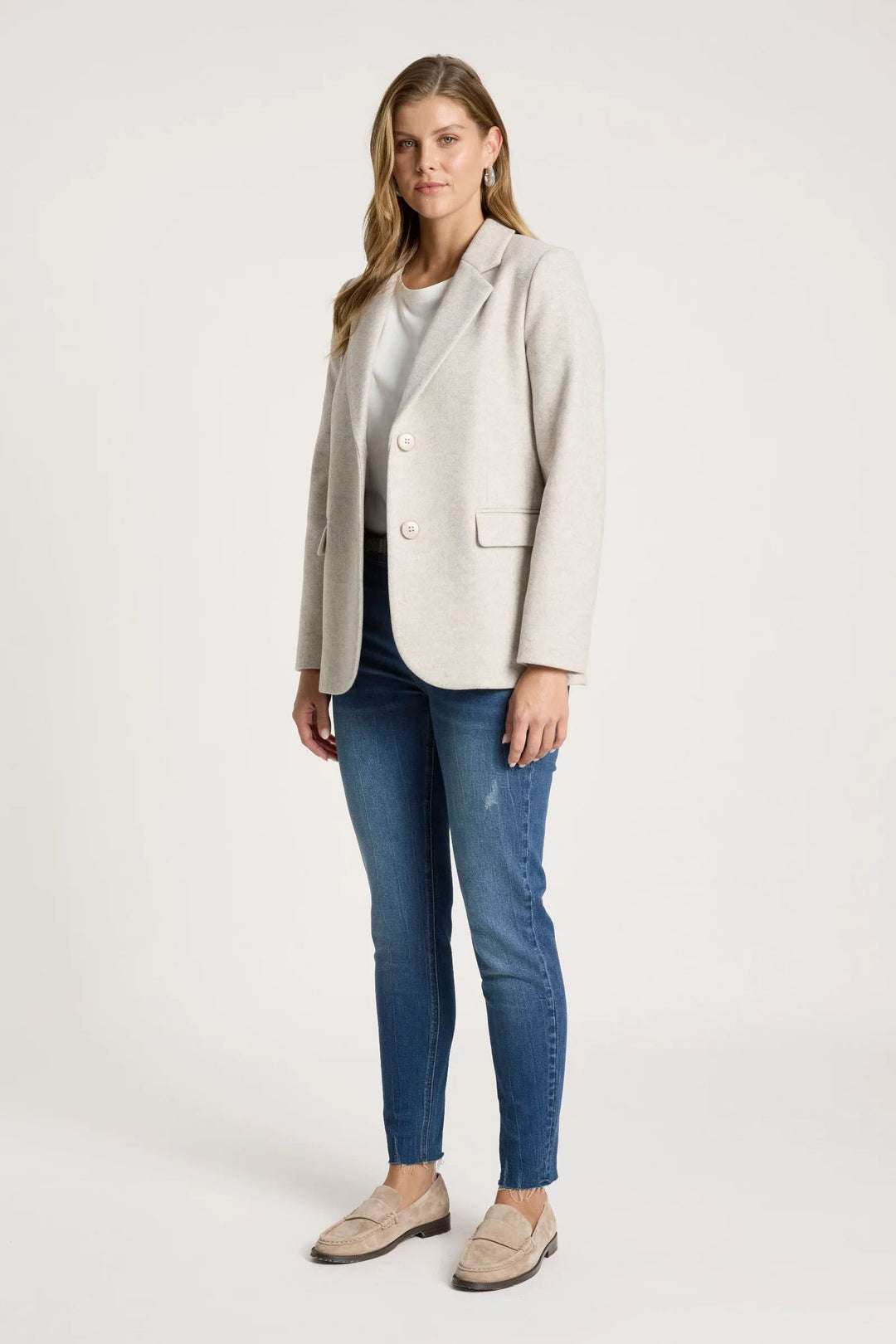 Sable Blazer – Bisque