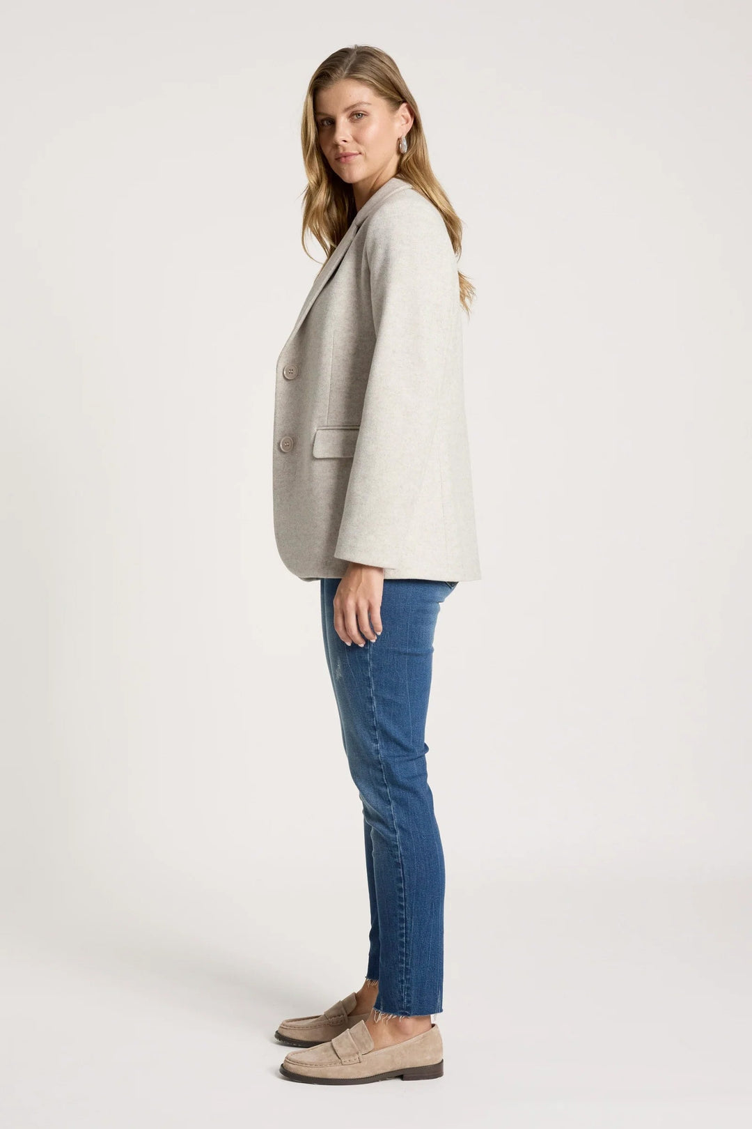 Sable Blazer – Bisque