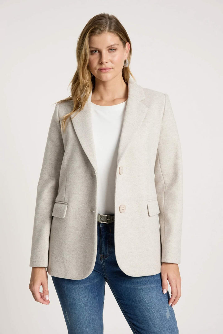 Sable Blazer – Bisque