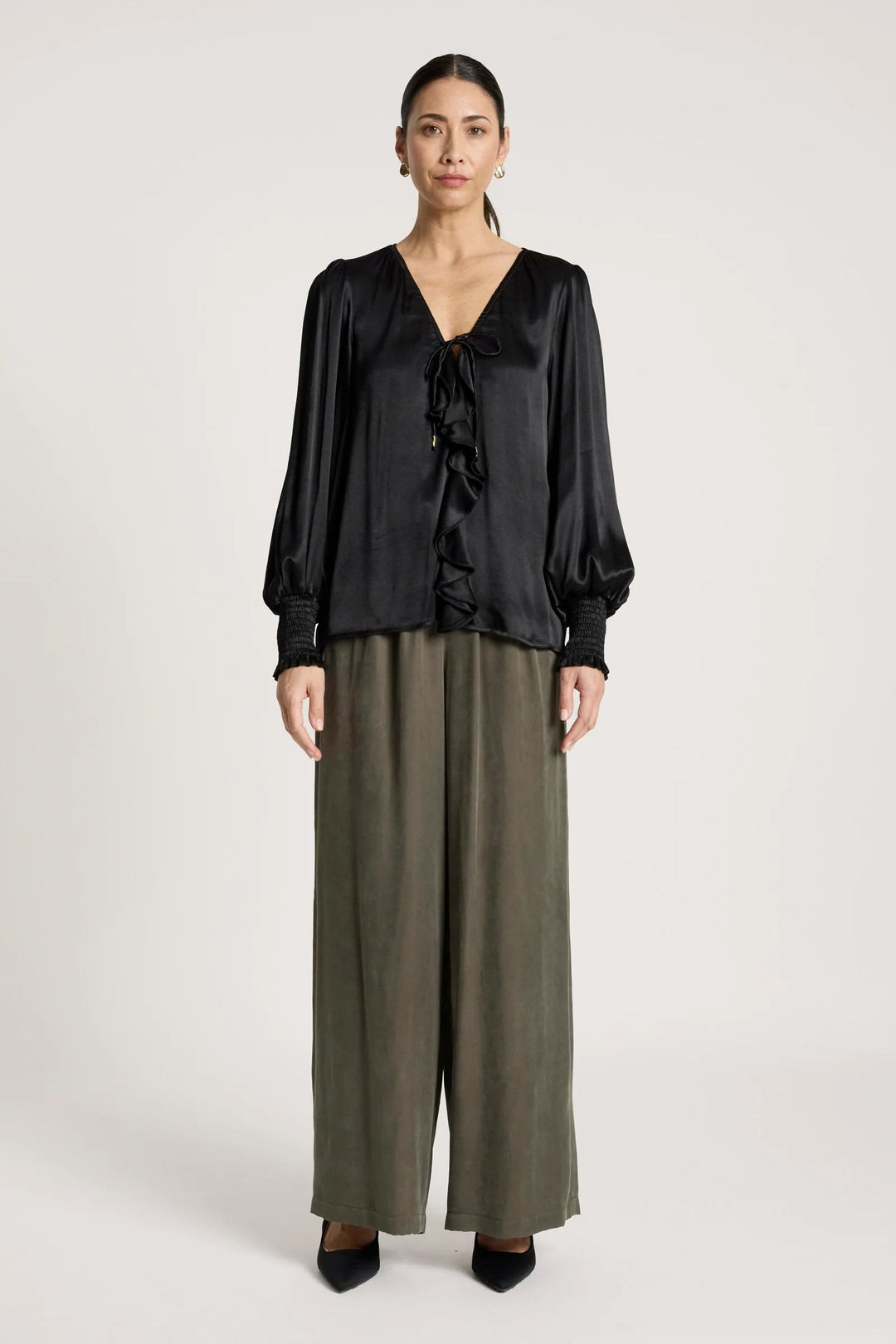San Frill Top – Black
