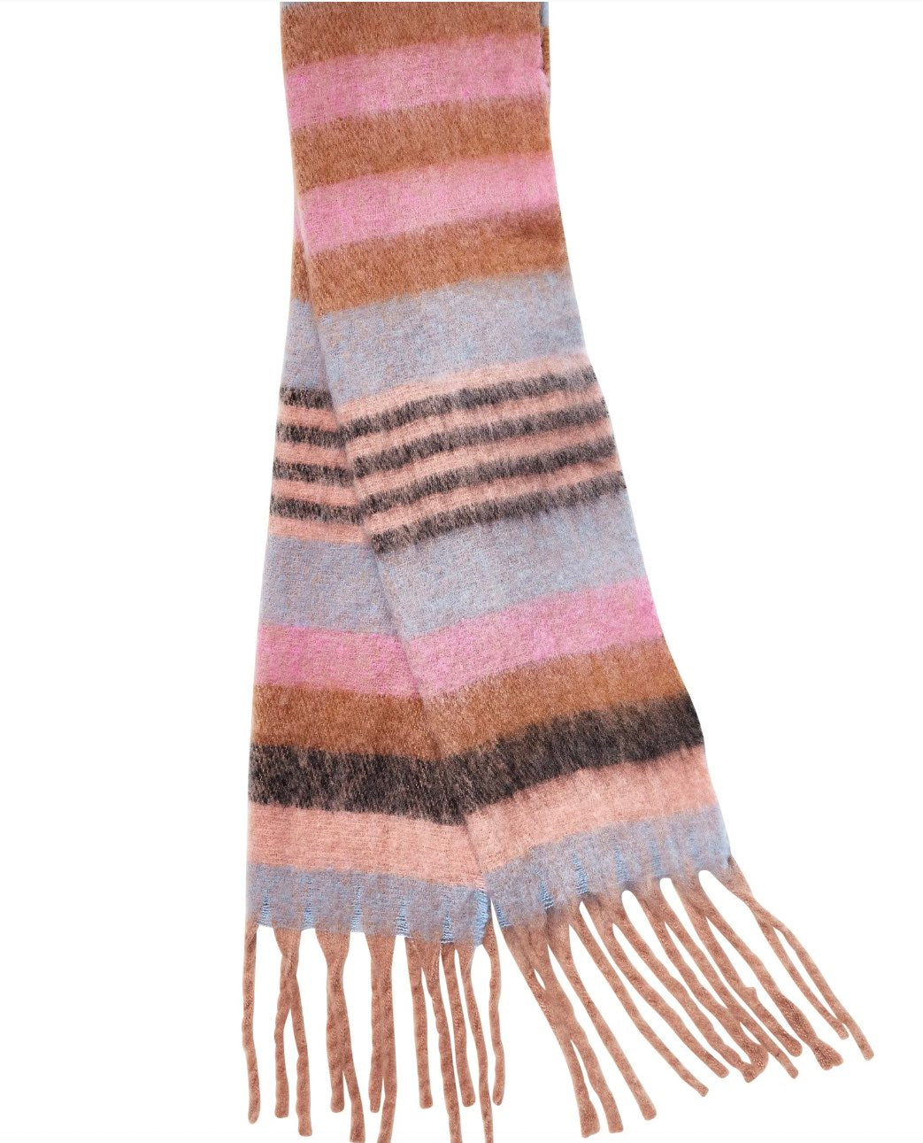 Sarli Scarf – Camel Stripe