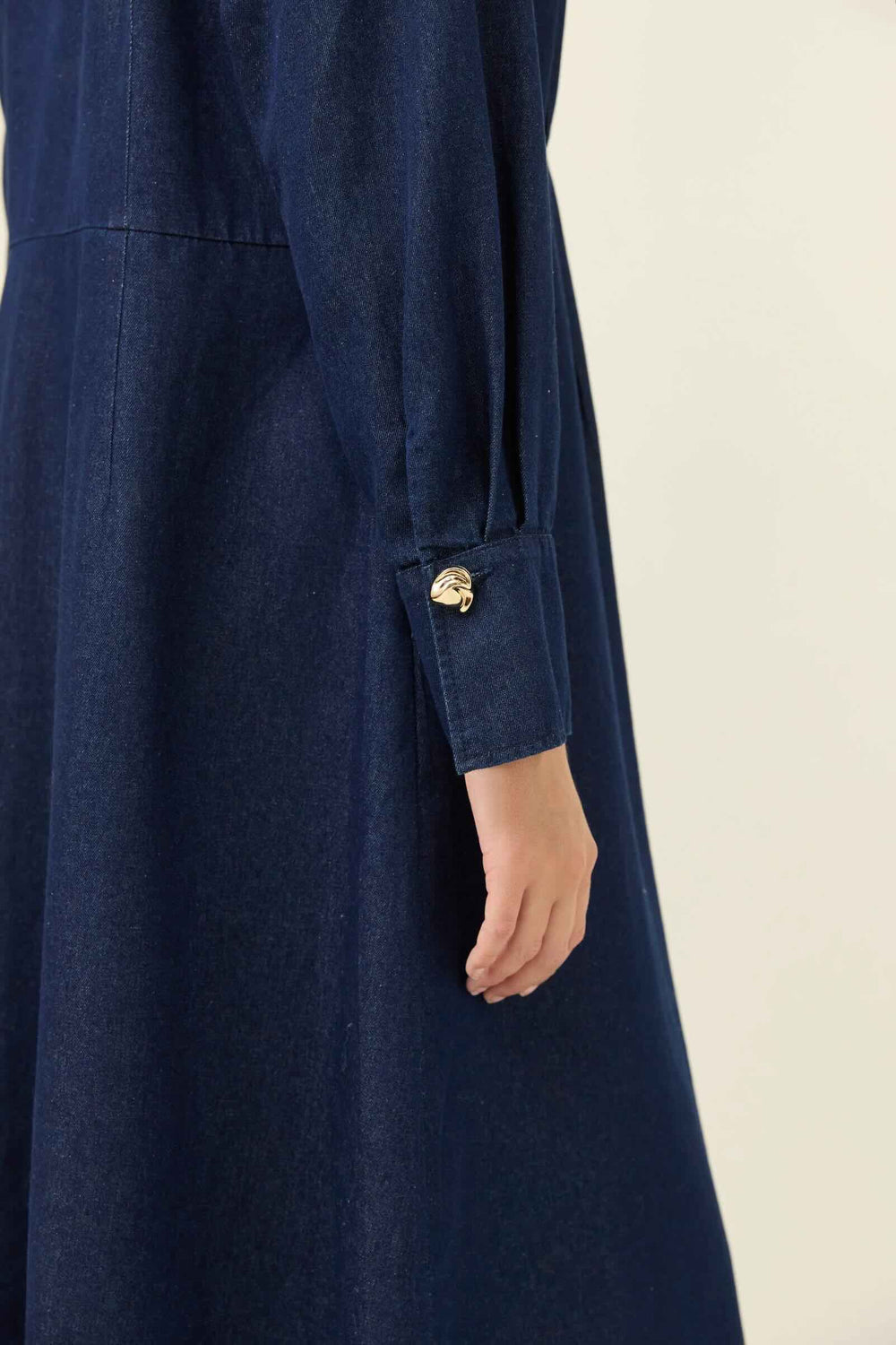 Sloane Denim Maxi Dress