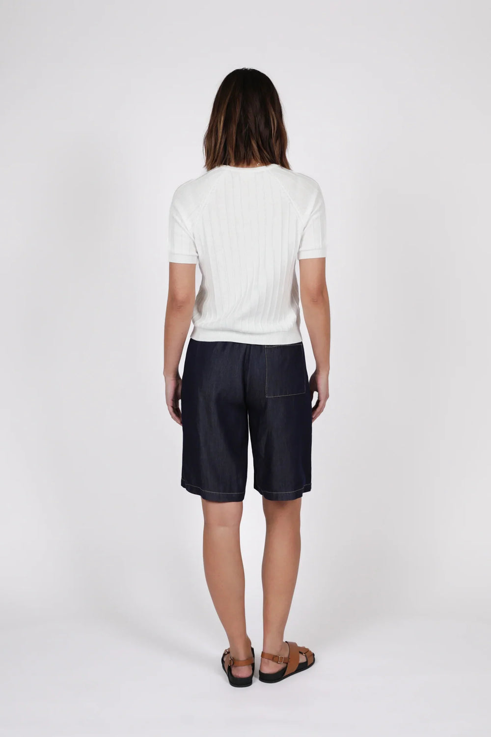 Soleil Knit Tee - Ivory