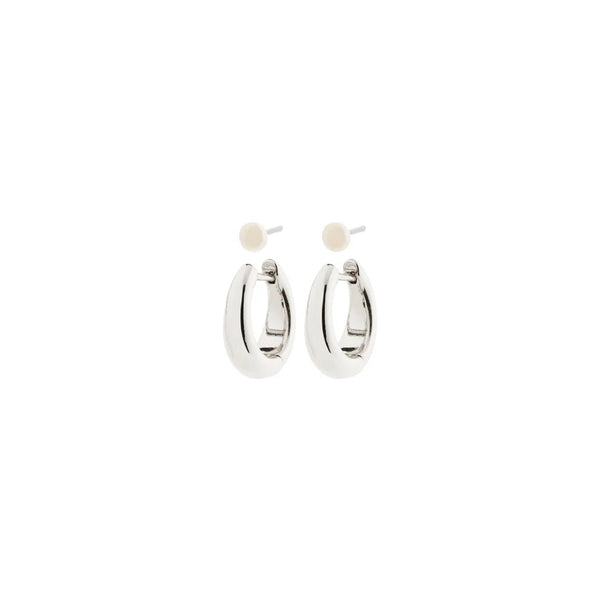 Starlight Earrings 2-in-1 Set Silver Plated