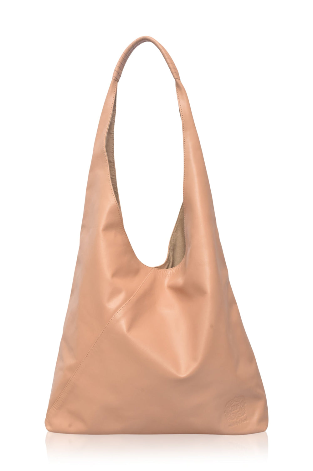 Womens Sueno Slouchy Leather Bag - Khaki Green