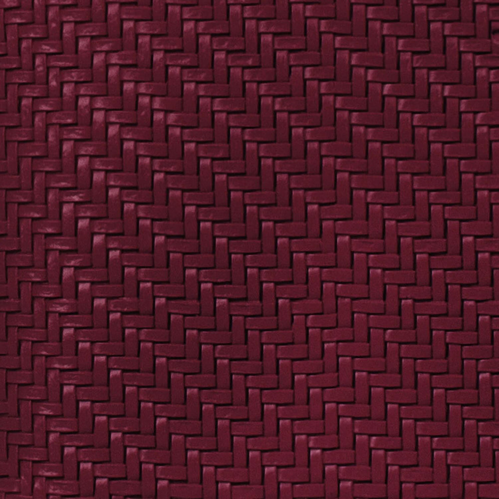 Herringbone Beauty Bag - Small Plum