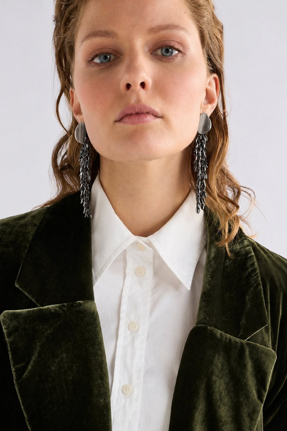 Taalmo Drop Earring - Gunmetal