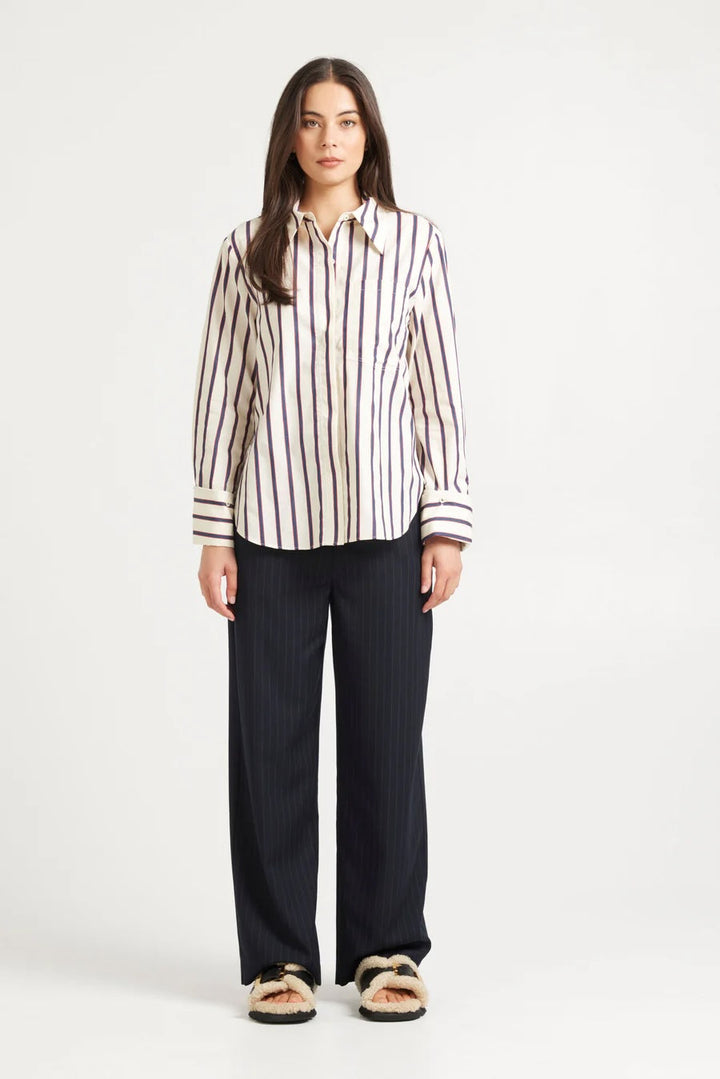 Reed Shirt – Denim Stripe
