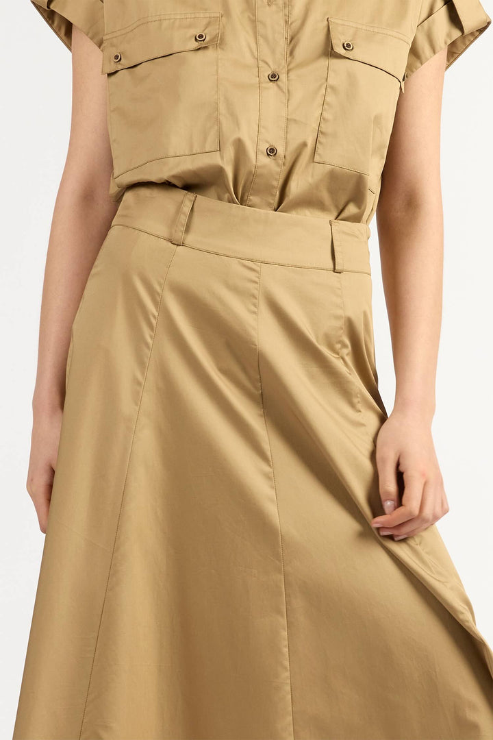 Circle Skirt – Tan