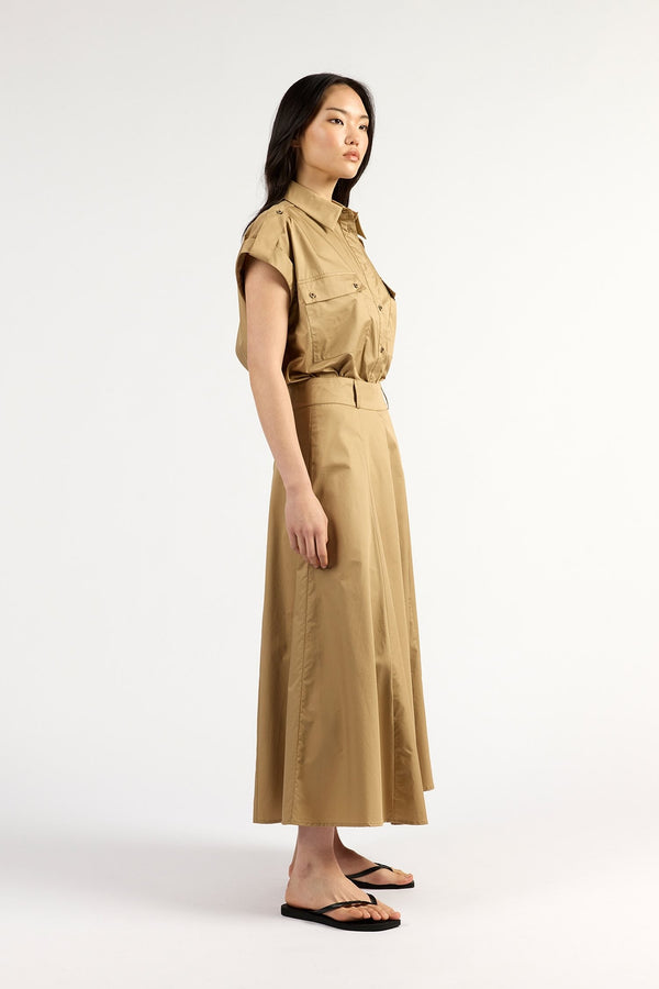 Circle Skirt - Tan