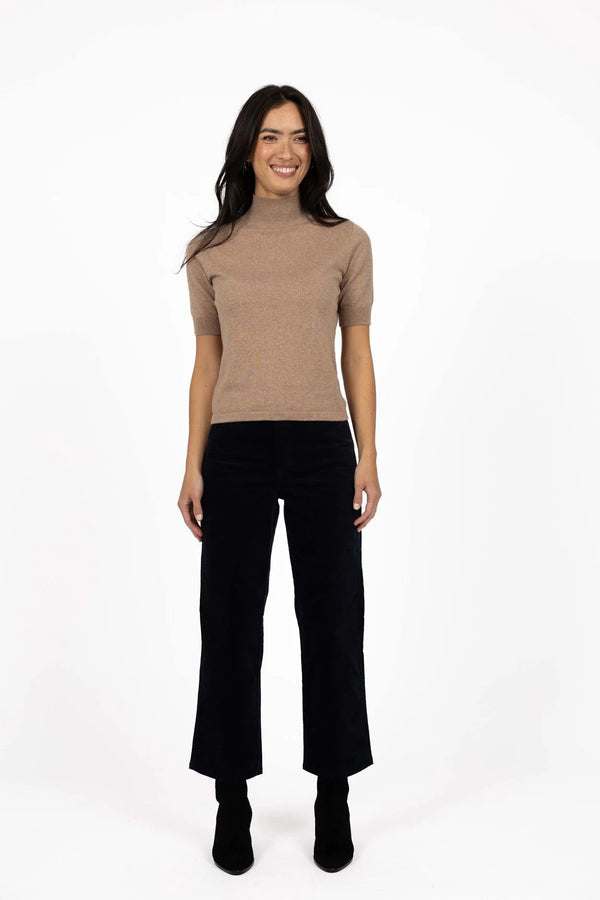 Va Va Velour Pant - Navy