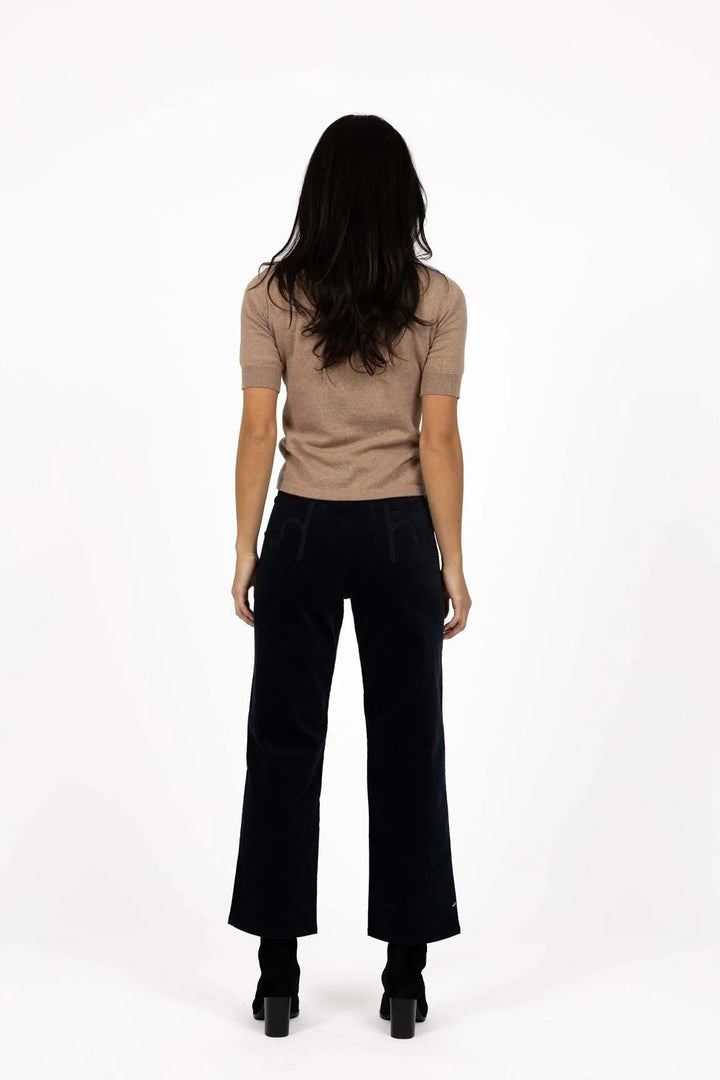 Va Va Velour Pants – Navy