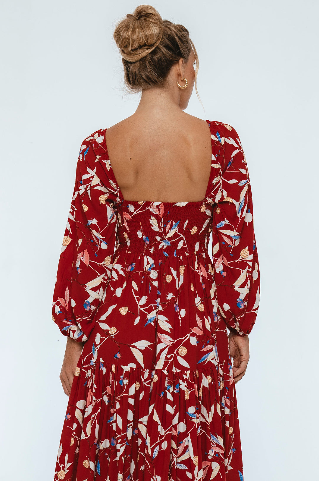 Verona Long Sleeve Midi Dress