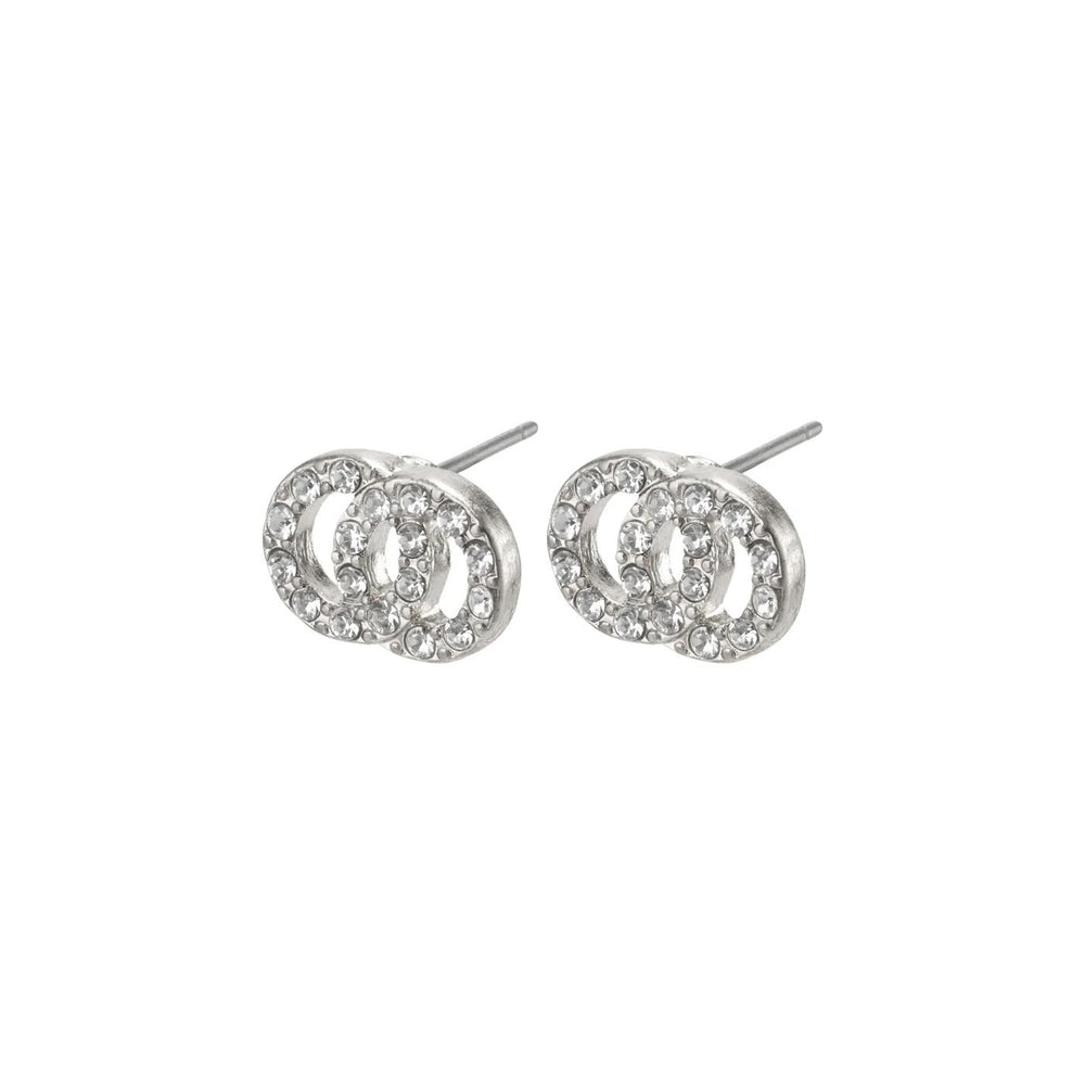 Victoria Pi Earrings - Silver Plated