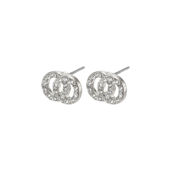 Victoria Pi Earrings - Silver Plated