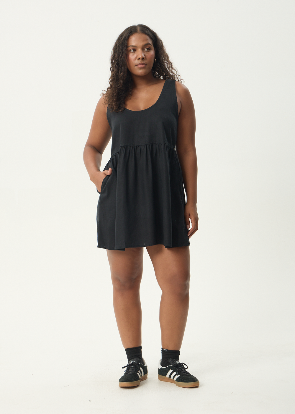 Womens Mini Dress Jesse - Black - AFENDS