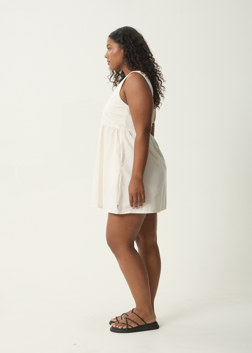Womens Mini Dress Jesse - White - AFENDS